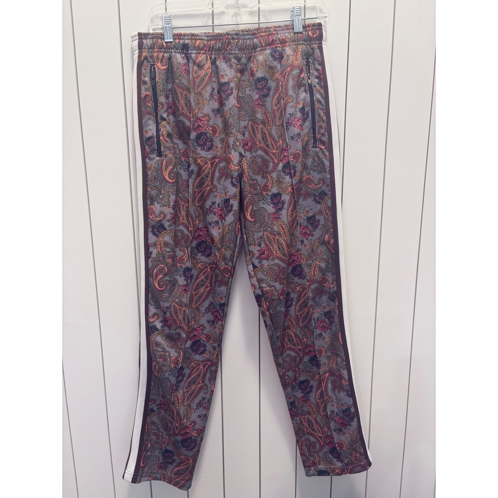 Urban Outfitters Track Pants Mens M Purple Paisley Floral Excellent Joggers Boho